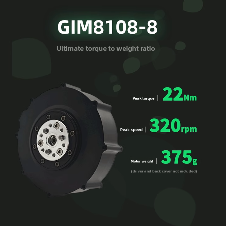GIM8108-8 Lightweight Planetar - đánh giá và giá Bldc Planetary Gear Motor 48V High Torque