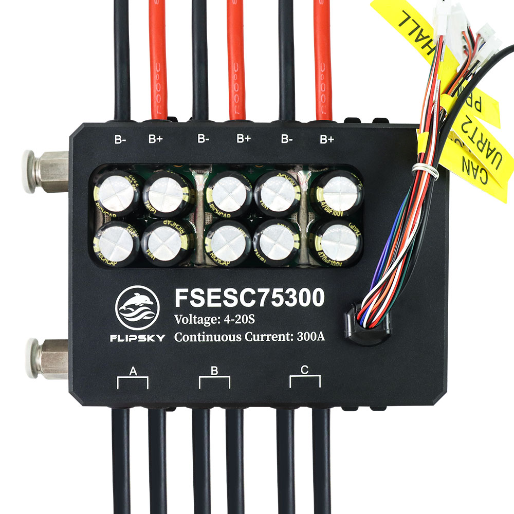 Flipsky Fsesc 75300 84v High C - đánh giá và giá Vesc 75300 High Current Esc